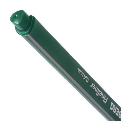 Ручка капиллярная BRAUBERG &quot;Aero&quot;, ТЕМНО-ЗЕЛЕНАЯ, трехгранная, металлический наконечник, линия письма 0,4 мм, 142251, фото 5