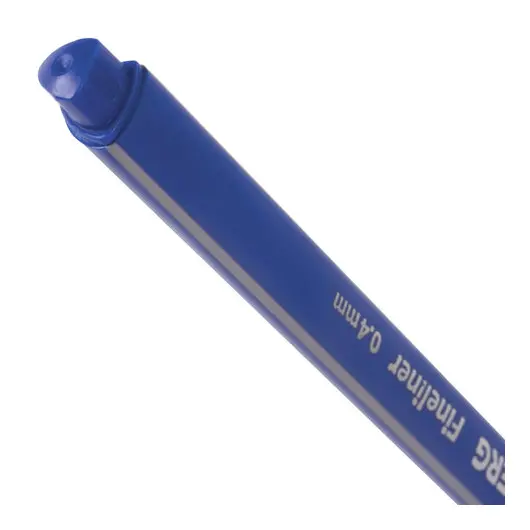 Ручка капиллярная BRAUBERG &quot;Aero&quot;, СИНЯЯ, трехгранная, металлический наконечник, линия письма 0,4 мм, 142253, фото 5