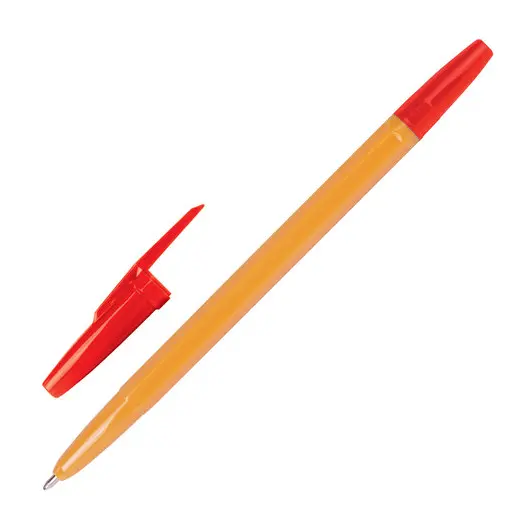 Ручка шариковая CORVINA &quot;51 Vintage&quot;, КРАСНАЯ, корпус оранжевый, узел 1 мм, линия письма 0,7 мм, 40163/03G, фото 2