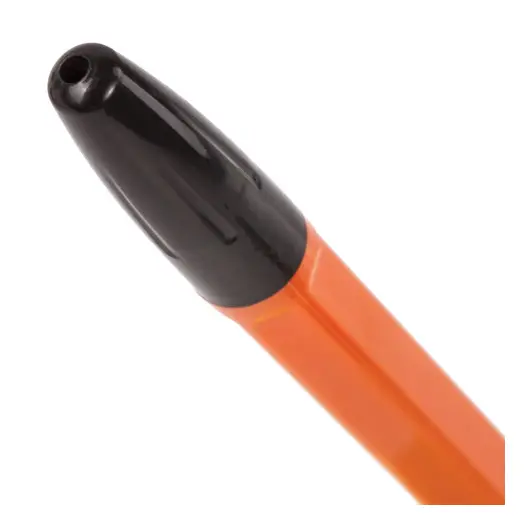 Ручка шариковая BRAUBERG &quot;X-333 Orange&quot;, ЧЕРНАЯ, корпус оранжевый, узел 0,7 мм, линия письма 0,35 мм, 142410, фото 5