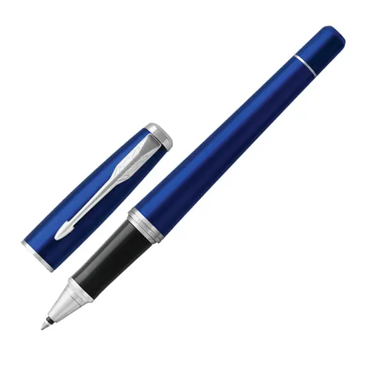 Ручка-роллер PARKER &quot;Urban Core Nightsky Blue CT&quot;, корпус темно-синий лак, хромированные детали, черная, 1931589, фото 1