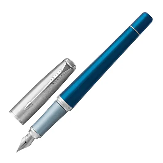Ручка перьевая PARKER &quot;Urban Premium Dark Blue CT&quot;, корпус темно-синий, хромированные детали, синяя, 1931563, фото 1