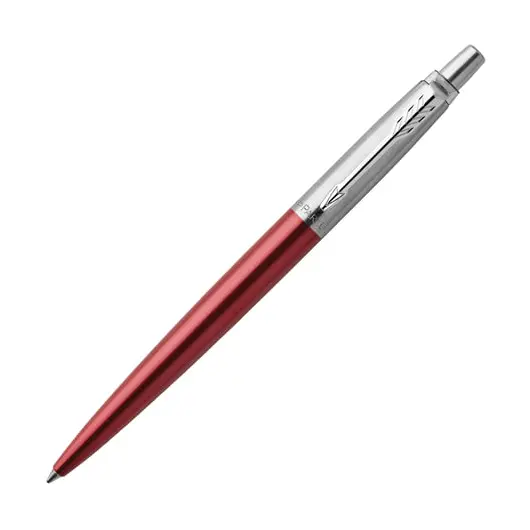 Ручка гелевая PARKER &quot;Jotter Kensington Red CT&quot;, корпус красный, детали из нержавеющей стали, черная, 2020648, фото 1