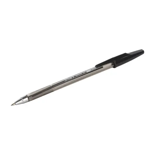 Ручка шариковая STAFF AA-927, ЧЕРНАЯ, корпус тонированный, хромированные детали, 0,7 мм, линия 0,35 мм, 142810, фото 6