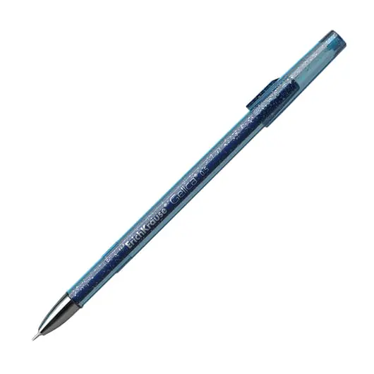 Ручка гелевая ERICH KRAUSE &quot;Gelica&quot;, СИНЯЯ, корпус синий, игольчатый узел 0,5 мм, линия письма 0,4 мм, 45471, фото 1