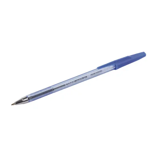 Ручка шариковая STAFF AA-927, СИНЯЯ, корпус тонированный, хромированные детали, 0,7 мм, линия 0,35 мм, 142809, фото 6