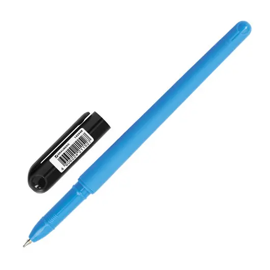 Ручка шариковая масляная BRAUBERG &quot;i-Stick Neon&quot;, СИНЯЯ, корпус ассорти, узел 0,7 мм, линия письма 0,35 мм, 142948, фото 2