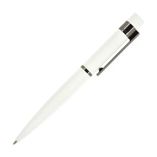 Ручка шариковая BRUNO VISCONTI Verona, металлический корпус белый, узел 1 мм, синяя, подарочный футляр, 20-0243/01, фото 1