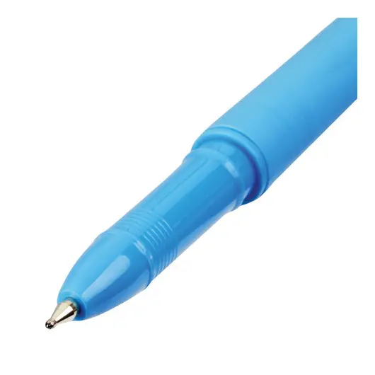 Ручка шариковая масляная BRAUBERG &quot;i-Stick Neon&quot;, СИНЯЯ, корпус ассорти, узел 0,7 мм, линия письма 0,35 мм, 142948, фото 8