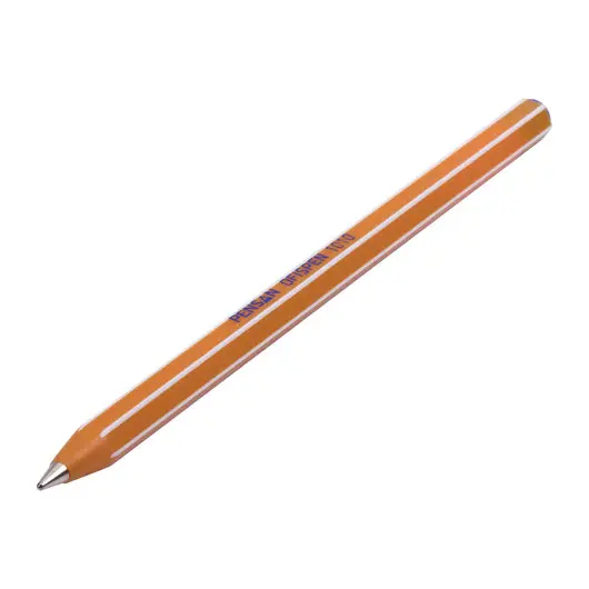 Ручка шариковая масляная PENSAN &quot;Officepen&quot; 1010, СИНЯЯ, корпус оранжевый, узел 1 мм, 1010/60, фото 6