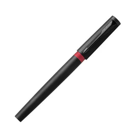 Ручка &quot;Пятый пишущий узел&quot; PARKER &quot;Ingenuity Luxury Black Red PVD&quot;, корпус черный, хромированные детали, черная, 1972069, фото 5