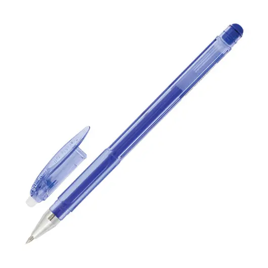 Ручка стираемая гелевая CROWN &quot;Erasable Jell&quot;, СИНЯЯ, узел 0,5 мм, линия письма 0,34 мм, EG028, фото 1