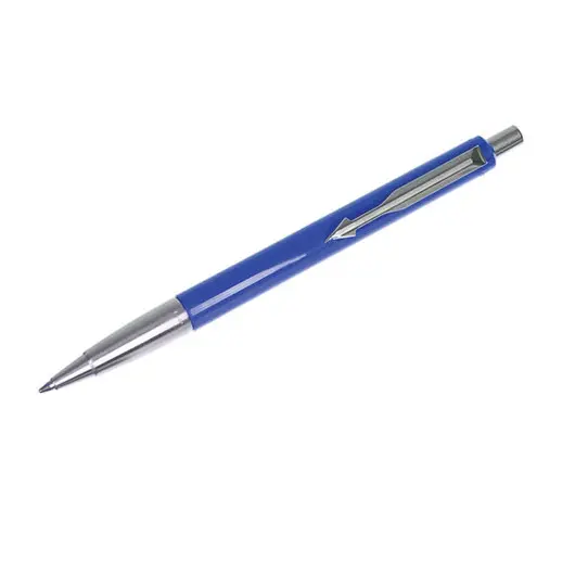 Ручка шариковая PARKER &quot;Vector Standard Blue CT&quot;, корпус синий, детали из нержавеющей стали, синяя, 2025419, фото 2