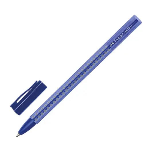Ручка шариковая FABER-CASTELL &quot;Grip 2020&quot;, СИНЯЯ, трехгранная, узел 1 мм, линия письма 0,5 мм, 544551, фото 1