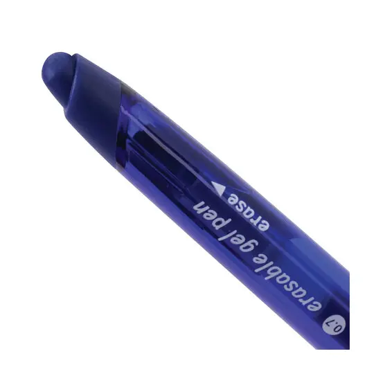 Ручка стираемая гелевая с грипом BRAUBERG &quot;R-Erase&quot;, СИНЯЯ, корпус синий, 0,7мм, линия 0,35 мм,14333, GP203, фото 5