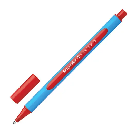 Ручка шариковая SCHNEIDER  &quot;Slider Edge XB&quot;, КРАСНАЯ, трехгранная, узел 1,4 мм, линия письма 0,7 мм, 152202, фото 1