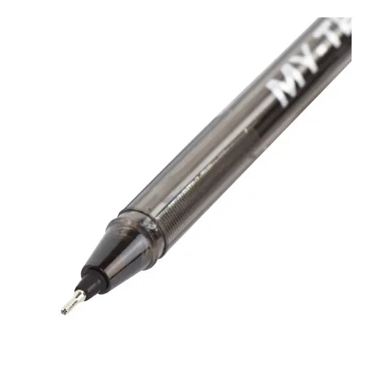 Ручка шариковая масляная PENSAN &quot;My-Tech&quot;, ЧЕРНАЯ, игольчатый узел 0,7 мм, линия письма 0,35 мм, 2240/25, фото 4