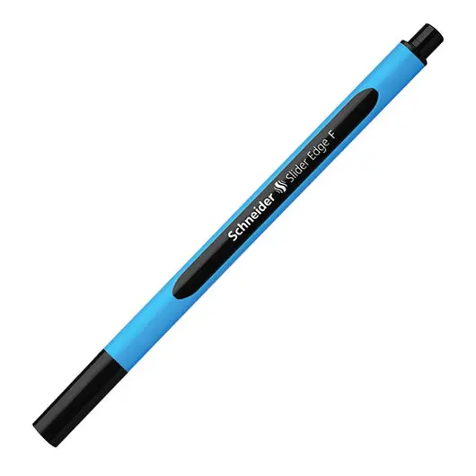 Ручка шариковая SCHNEIDER  &quot;Slider Edge F&quot;, ЧЕРНАЯ, трехгранная, узел 0,8 мм, линия письма 0,4 мм, 152001, фото 2