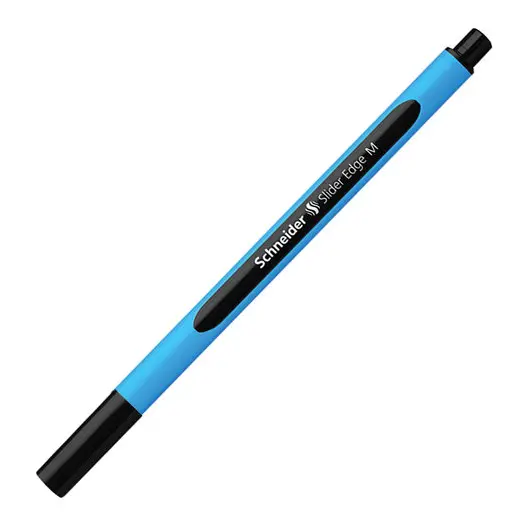 Ручка шариковая SCHNEIDER  &quot;Slider Edge M&quot;, ЧЕРНАЯ, трехгранная, узел 1 мм, линия письма 0,5 мм, 152101, фото 2