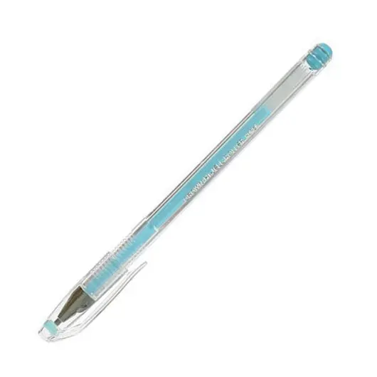 Ручка гелевая CROWN &quot;Hi-Jell Pastel&quot;, ГОЛУБАЯ ПАСТЕЛЬ, узел 0,8мм, линия 0,5мм, HJR-500P, ш/к 05993, фото 2