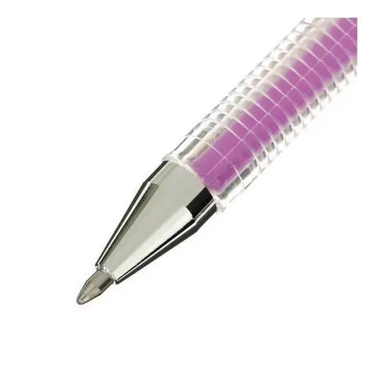Ручка гелевая CROWN &quot;Hi-Jell Pastel&quot;, ФИОЛЕТОВАЯ ПАСТЕЛЬ, 0,8мм, линия 0,5мм, HJR-500P, ш/к 06440, фото 2