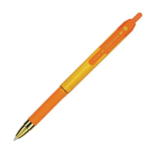 Ручка шариковая масляная автоматическая MUNHWA MC Gold Click, СИНЯЯ, корпус ассорти, 0,7мм, GCC07-02, фото 4