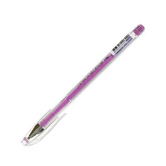 Ручка гелевая CROWN &quot;Hi-Jell Pastel&quot;, ФИОЛЕТОВАЯ ПАСТЕЛЬ, 0,8мм, линия 0,5мм, HJR-500P, ш/к 06440, фото 3