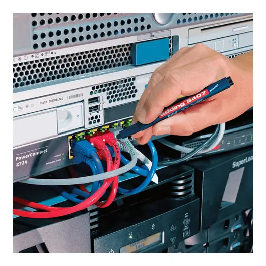Маркеры для кабелей различных видов EDDING 8407 НАБОР 4 шт., АССОРТИ, 0,3 мм, E-8407/4S, фото 5