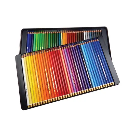 Карандаши цветные художественные KOH-I-NOOR &quot;Polycolor&quot;, 72 цвета, 3,8 мм, металлическая коробка, 3827072001PL, фото 4
