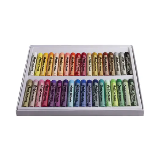 Пастель масляная художественная PENTEL &quot;Oil Pastels&quot;, 36 цветов, круглое сечение, картонная упаковка, PHN4-36, фото 2