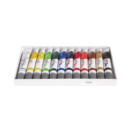 Краски акварельные художественные PENTEL &quot;Water Colours&quot;, НАБОР 12 цветов, туба 5 мл, картонная упаковка, WFRS-12, фото 3