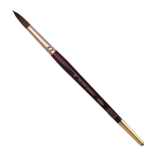 Кисть художественная KOH-I-NOOR белка, круглая, №16, короткая ручка, блистер, 9935016017BL, фото 1
