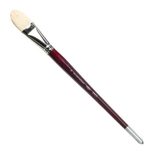 Кисть художественная KOH-I-NOOR щетина, плоская, №14, длинная ручка, блистер, 9936014013BL, фото 1
