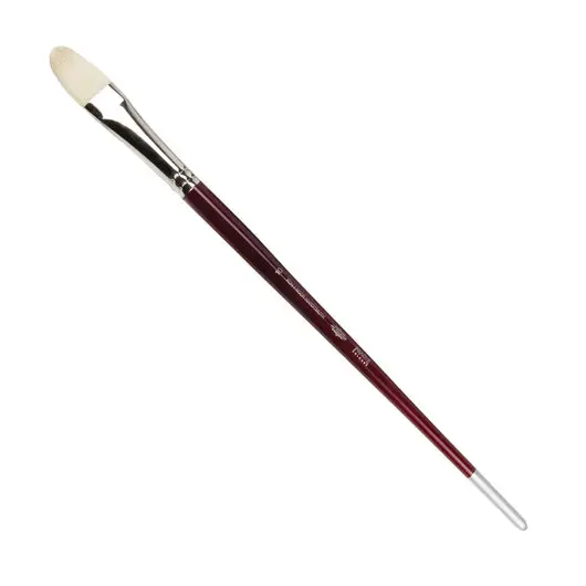 Кисть художественная KOH-I-NOOR щетина, плоская, овальная, №10, длинная ручка, блистер, 9936010013BL, фото 1
