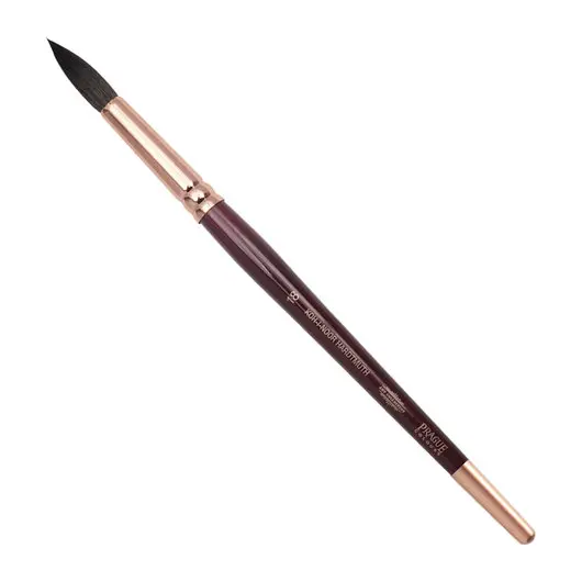 Кисть художественная KOH-I-NOOR белка, круглая, №18, короткая ручка, блистер, 9935018017BL, фото 1