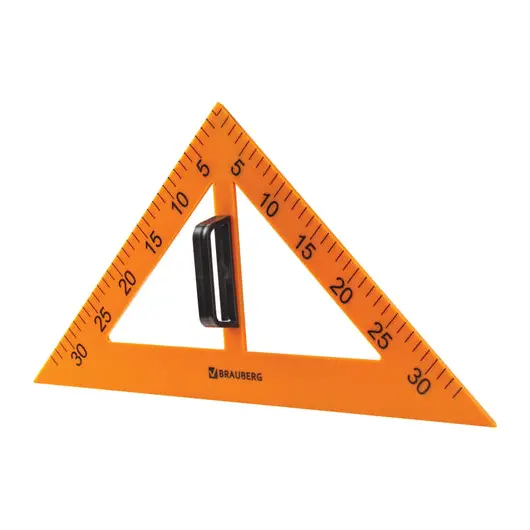 Набор чертежный для классной доски (2 треугольника, транспортир, циркуль, линейка 100 см), BRAUBERG, 210383, фото 8