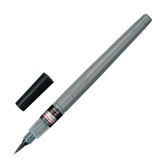 Кисть художественная PENTEL &quot;Brush Pen&quot;, картридж, блистер, XFP5M, фото 1