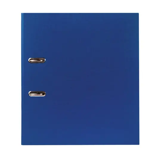 Папка-регистратор BRAUBERG с покрытием из ПВХ, 50 мм, синяя (удвоенный срок службы), 220888, фото 2