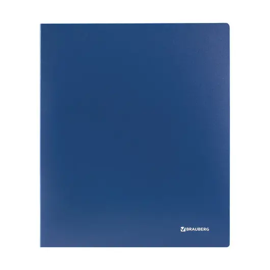 Папка на 2 кольцах BRAUBERG &quot;Стандарт&quot;, 40 мм, синяя, до 300 листов, 0,9 мм, 221617, фото 2