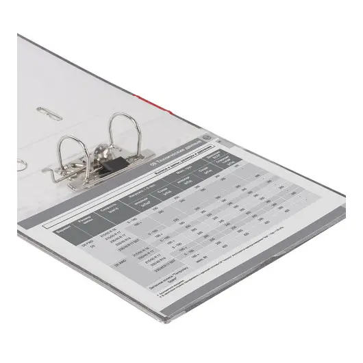 Папка-регистратор BRAUBERG, фактура стандарт, с мраморным покрытием, 50 мм, красный корешок, 220983, фото 9