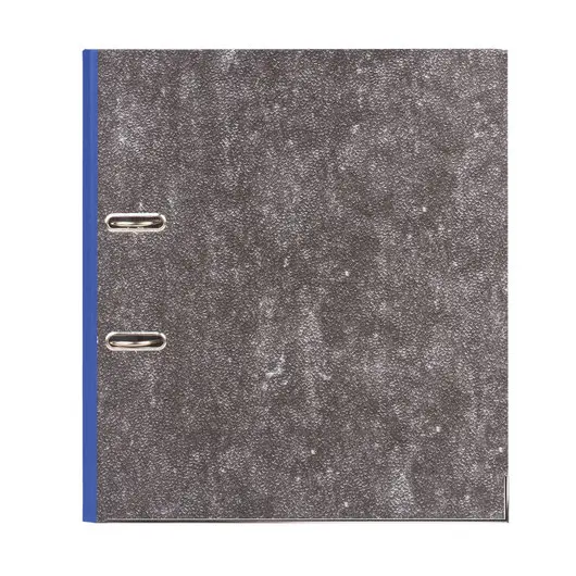 Папка-регистратор BRAUBERG, фактура стандарт, с мраморным покрытием, 50 мм, синий корешок, 220984, фото 2