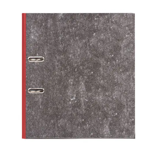 Папка-регистратор BRAUBERG, фактура стандарт, с мраморным покрытием, 50 мм, красный корешок, 220983, фото 2