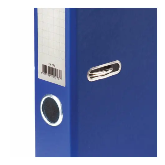 Папка-регистратор ERICH KRAUSE &quot;Стандарт&quot; с покрытием из ПВХ, 50 мм, синяя, 273, фото 10
