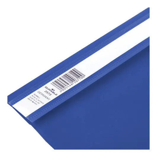 Скоросшиватель пластиковый DURABLE , А4, 150/180 мкм, темно-синий, 2573-07, фото 5