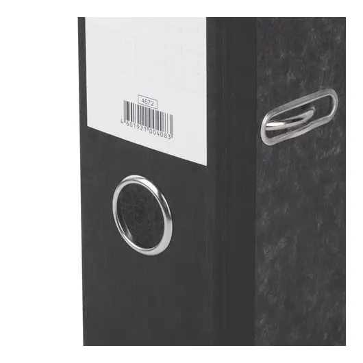 Папка-регистратор ERICH KRAUSE, с мраморным покрытием, &quot;содержание&quot;, 70 мм, черный корешок, 4672, фото 9