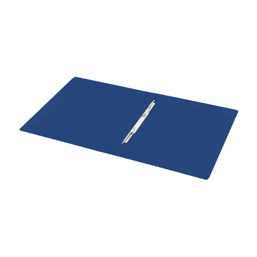 Папка с металлическим скоросшивателем BRAUBERG стандарт, синяя, до 100 листов, 0,6 мм, 221633, фото 4