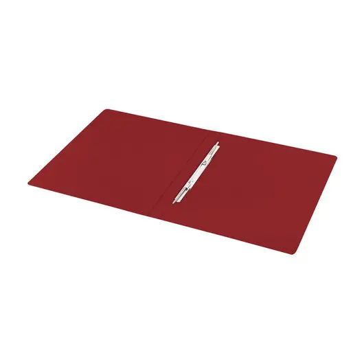 Папка с металлическим скоросшивателем BRAUBERG стандарт, красная, до 100 листов, 0,6 мм, 221632, фото 4