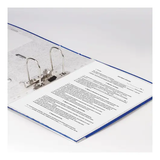 Папка-регистратор ERICH KRAUSE &quot;Стандарт&quot;, с покрытием из ПВХ, 70 мм, синяя, 271, фото 10