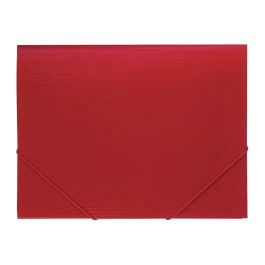 Папка на резинках BRAUBERG &quot;Contract&quot;, красная, до 300 листов, 0,5 мм, бизнес-класс, 221798, фото 2