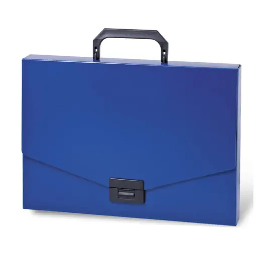 Портфель пластиковый BRAUBERG &quot;Energy&quot;, А4 (330х256х32 мм), без отделений, синий, 222082, фото 2
